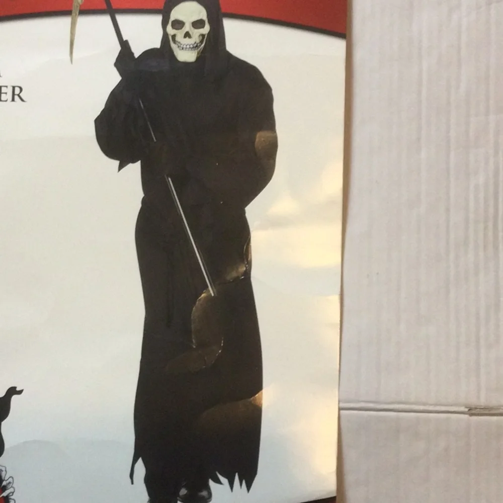 Spirit grim reaper costume , one Sz Mens - Picture 4 of 6